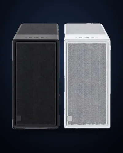 CLARYEL Box Level 2 case in black and white versions, front view